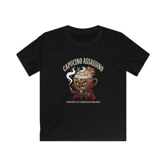 T-shirt Kids Capucino Assassino -Italian Brainrot